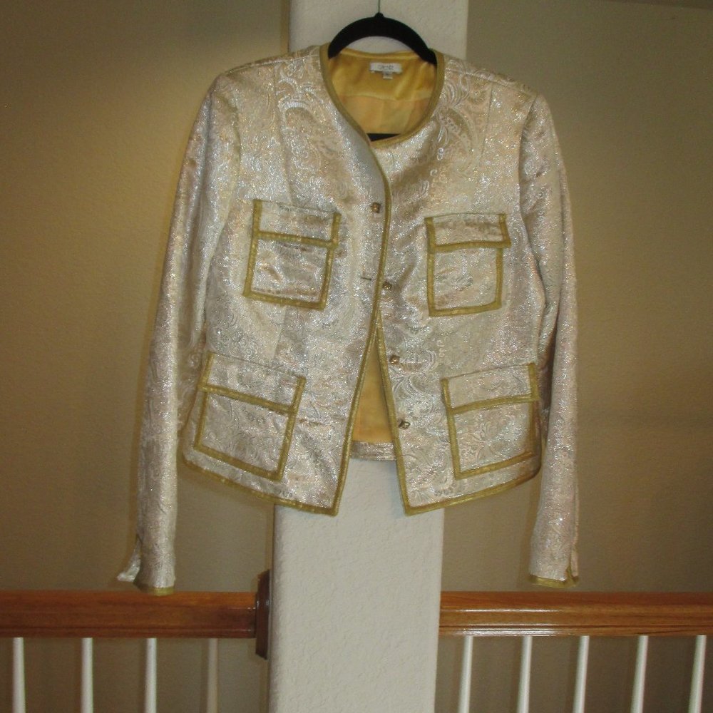 Gold and Silver Brocade Jacket